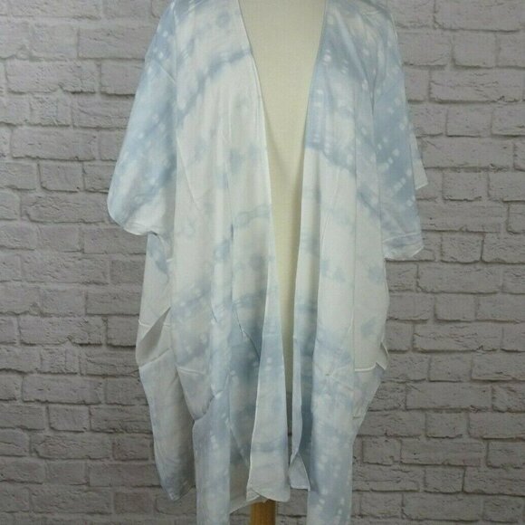Steve Madden Tie-Dye Cover-Up Kimono Beach Swim Caftan OS NWT - Picture 5 of 8